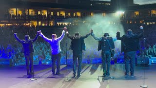 The Jacksons performing  The Piece Hall in Halifax England [upl. by Ettessil]