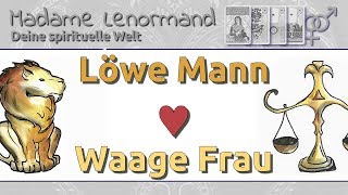 Löwe Mann amp Waage Frau Liebe und Partnerschaft [upl. by Rekyr473]