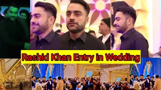 Rashid Khan Entry in Wedding in Kabul [upl. by Einallem]