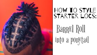 How to style short starter locs [upl. by Virge184]