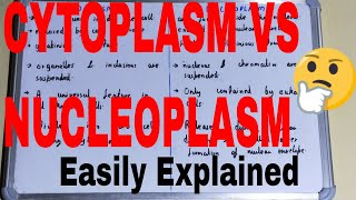 Difference between nucleoplasm and cytoplasmNucleoplasm and cytoplasm difference [upl. by Artenal]