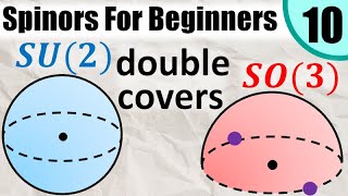 Spinors for Beginners 10 SU2 double covers SO3  SL2C double covers SO13 [upl. by Allesiram954]