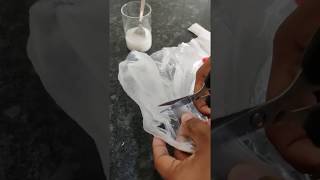 Dichloromethane Test of Conventional Plastic Bags  Do Not Dissolve [upl. by Lalad]