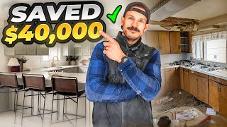 INSANE Kitchen Renovation On a Budget [upl. by Fortunato]