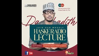 Darulhadith Thursday Haske Radio Night Lecture 📍 [upl. by Oxford]