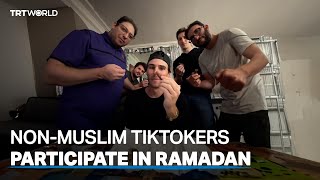 NonMuslim TikTokers participate in Ramadan [upl. by Hareemas]