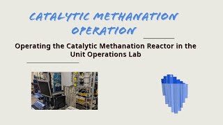 Operational Instruction for Running the Catalytic Methanation Reactor [upl. by Endys]