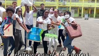 Une journée sans sac au lycée AnneMarie Javouhey de Cayenne [upl. by Nwahsor]