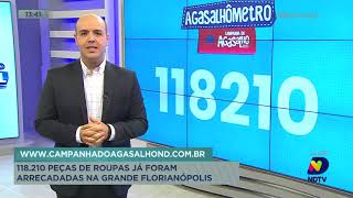 Campanha do Agasalho arrecada 118210 peças na grande Florianópolis [upl. by Carmelia]