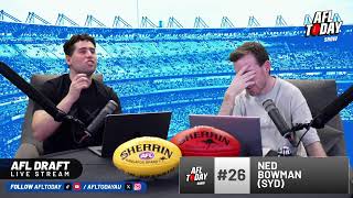 LIVE 2024 AFL Draft  Day 1 Watch Along [upl. by Claresta]