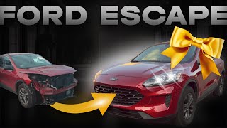 Турбонаддув бронепленка особая оптика — видеообзор Ford Escape 2022 с аукциона США [upl. by Anauqahs]