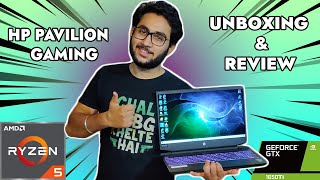 HP Pavilion Gaming Unboxing amp Review  RYZEN 5 4600H  GTX 1650Ti [upl. by Trisa]