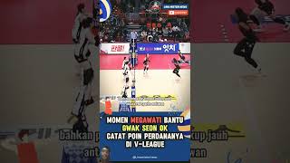 moment MEGAWATI bantu GWAK SEON OKcatat poin perdananya diVLeague shortshortvideo contencreator [upl. by Rausch565]