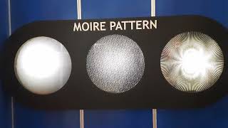 moire pattern observation [upl. by Eirek]