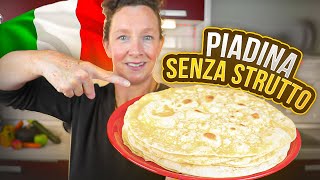 PIADINA fatta in casa SENZA STRUTTO [upl. by Autumn]