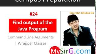 24 Find output of Java Program Hindi [upl. by Melena]