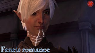 Dragon Age II Fenris romance  MerrilampFenris partybanter [upl. by Liederman]