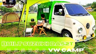 built Canopy cover Suzuki DA52T Vw camper [upl. by Oicelem]