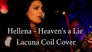 Hellena  Heavens a Lie Lacuna Coil cover live at The Troubadour [upl. by Nodla192]