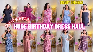 Huge Birthday Dress Haul 🖤 FabAlley Dresses birthdaydress dress faballey dresses faballeyhaul [upl. by Lamphere777]