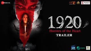 1920 Horrors of the Heart  Official Trailer  Avika Gor  Rahul Dev  Vikram Bhatt  Horror Movies [upl. by Lramaj]