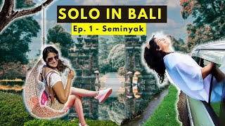 SOLO INDIAN GIRL Travelling in Bali  Top Things To Do in Seminyak 2022  BALI Beyond INSTAGRAM [upl. by Waldack6]