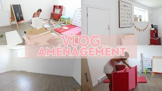 VLOG AMENAGEMENT  Nouvelle pièce • Salle familiale • transformation amp décoration [upl. by Kazim]