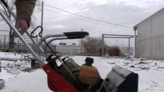 Cold start the Toro Snowblower [upl. by Mylor638]