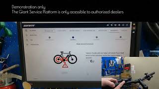 Giant Bicycles ebike diagnostic Service Platform [upl. by Enaile]