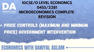 O levelIGCSE Economics 22810455 Microeconomics Revision Day 3 [upl. by Iseabal]