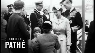 The Queen Comes Home 1954 [upl. by Yenmor]