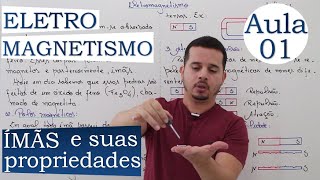 ELETROMAGNETISMO  AULA 01 ÍMÃS E SUAS PROPRIEDADES [upl. by Eli]