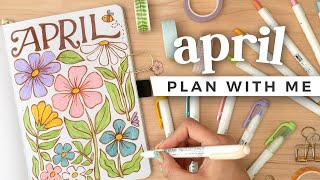 PLAN WITH ME  a kind of late April 2024 Bullet Journal Setup [upl. by Imerej]