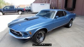 1970 Ford Mustang Mach I Fastback 351C Start Up Exhaust and In Depth Review [upl. by Earehc743]