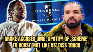 Drake SUES UMG amp Spotify for ‘Artificially Inflating’ Kendrick Lamar’s ‘Not Like Us’ UMG responds [upl. by Amargo]