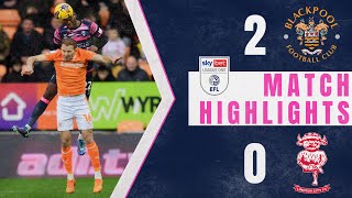 Blackpool v Lincoln City highlights [upl. by Xeno]