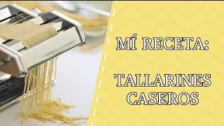 Tallarines Caseros  Mí Receta [upl. by Ile]