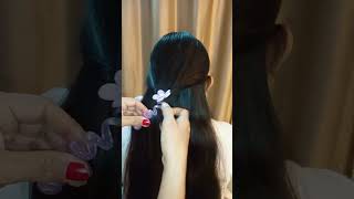 Cutest hair accessories hairstyle tutorial trendingshorts trending [upl. by Bram]