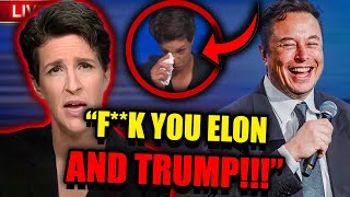 MSNBC Host Rachel Maddow EXPLODES CRYING After Elon Musk ANNOUNCED Hes BUYING MSNBC amp FIRING HER [upl. by Lalat]