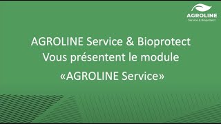 AGROLINE Service  module barto [upl. by Rolan886]