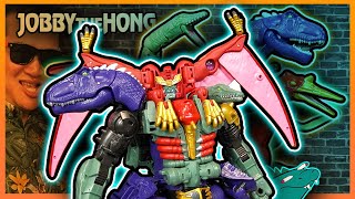 Transformers Legacy MAGMATRON Review  3 Dinos 1 Robot [upl. by Sirromed918]