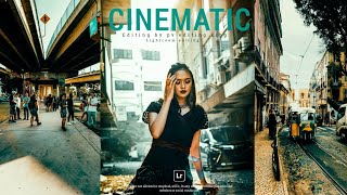 Cinematic Colour Effect Photo Editing Lightroom Mobile Tutorial  Lightroom mobile 2024 [upl. by Chloe]