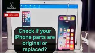 How to check if your iPhone parts are original or replaced iMarketLk [upl. by Ahsilet]