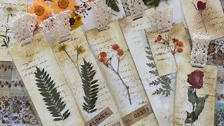 Pressed flower book marks [upl. by Kathryn731]