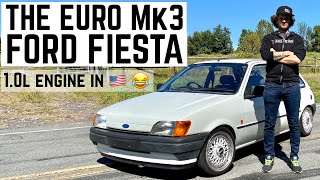 The Euro Mk3 Ford Fiesta  10 Liter engine top speed run [upl. by Addi824]