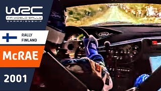 Colin McRae onboard Rally Finland 2001  Ford Focus RS WRC rally car  Valkola and Lankamaa stages [upl. by Togram]