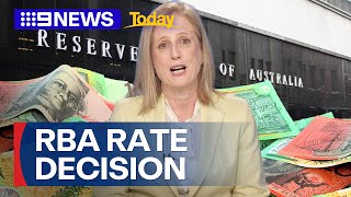 The Greens demand interest rate cut ahead of the RBAs meeting  9 News Australia [upl. by Eniac]