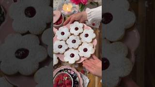 The BEST Linzer Cookies Recipe Full Video Is On My Channel 👆 [upl. by Anuat]