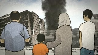 A BEAUTIFUL ANIMATION OF A HARROWING STORY  BBC NEWS [upl. by Karlise]