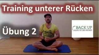 Training unterer Rücken  Muskelaufbau und Rückentraining  Übung 2 [upl. by Bonina]